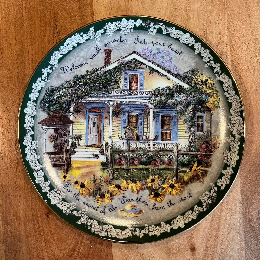 Glenna Kurz Welcome Home Decorative Plate
